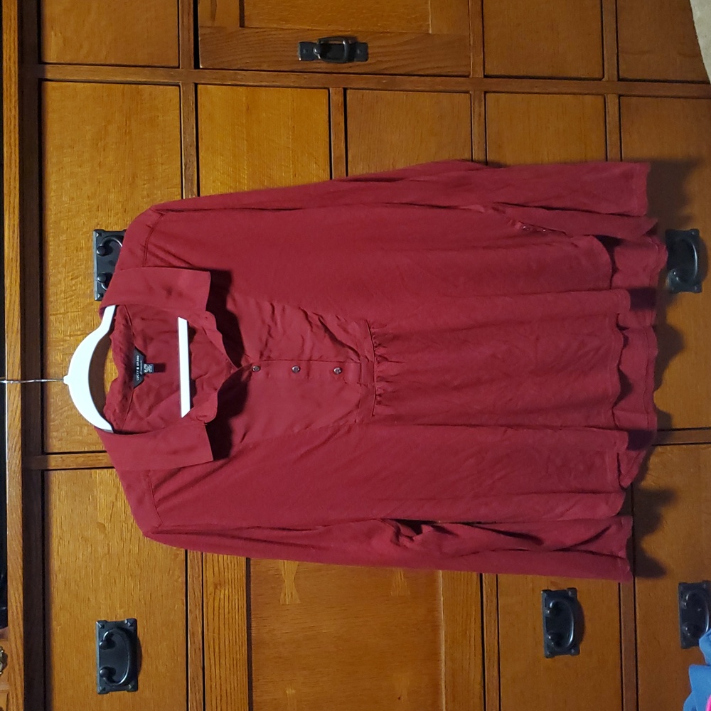 Lucky Brand Longsleeve Burgandy